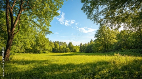 Tranquil Green Meadow