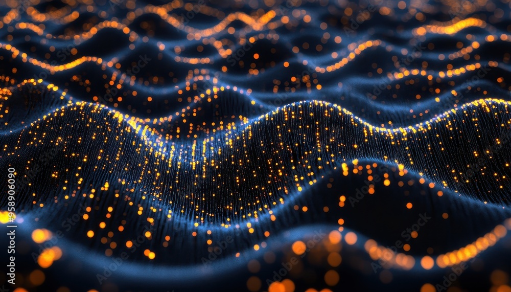 Quantum Computing Concept with Luminous Data Streams and Glowing AI Algorithms Quantum Computing Concept with Luminous Data Streams and Glowing AI Algorithms