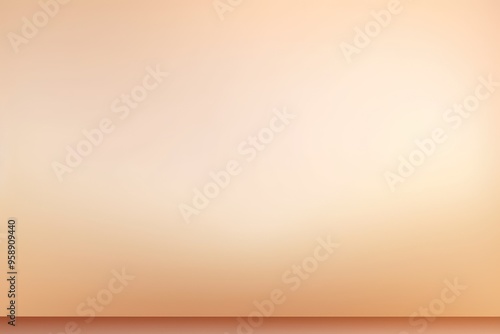 Tan Gradient Background, simple form and blend of color spaces as contemporary background graphic backdrop blank empty with copy space for product design