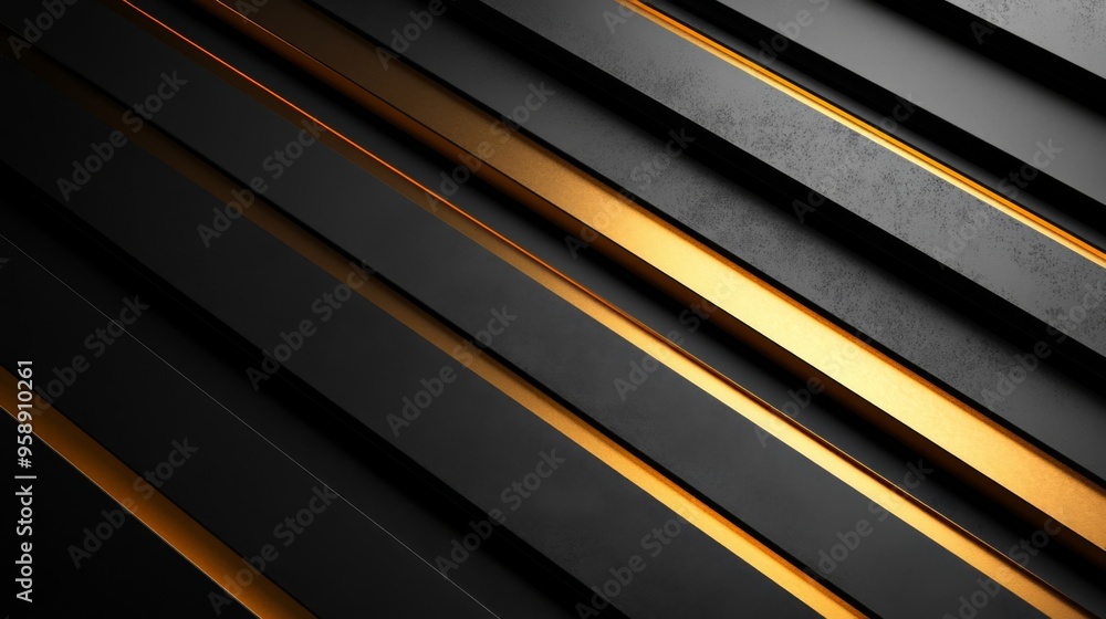 Abstract Black and Gold Geometric Background Abstract Black and Gold Geometric Background