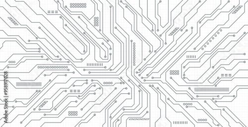 Abstract technology electronic circuit board background.