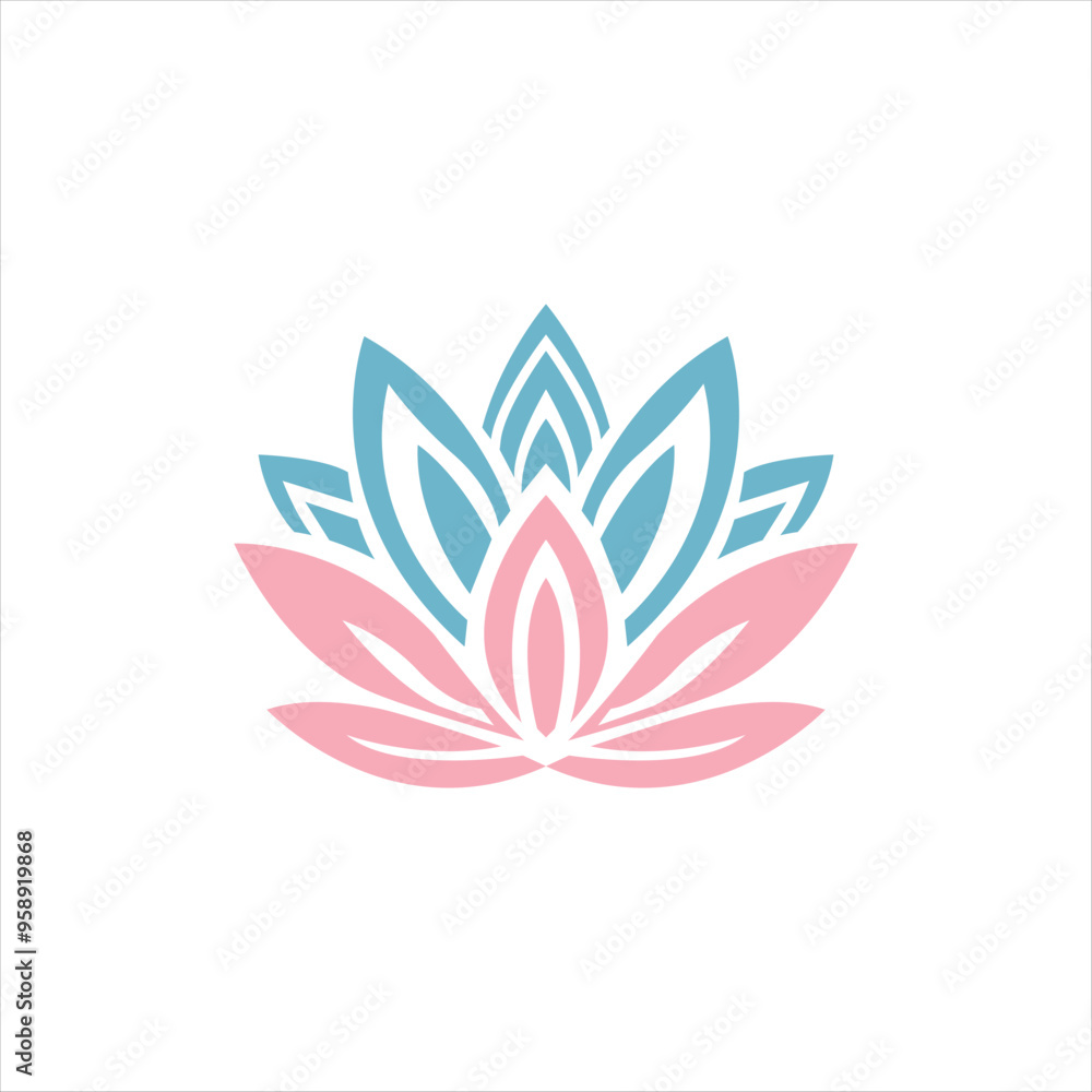 mind freshing flower logo vector mind freshing flower logo vector