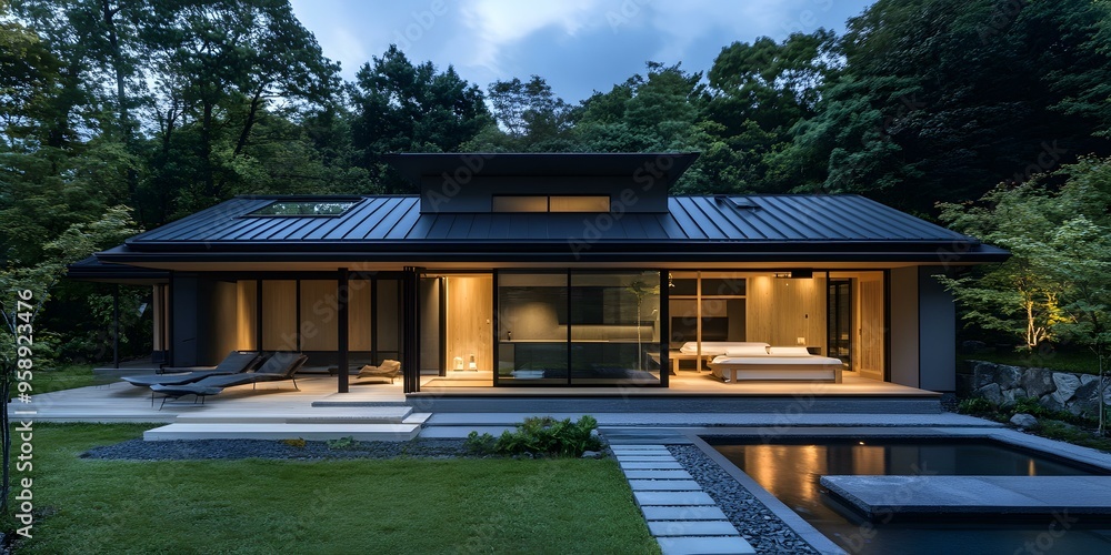 Modern Japanese House with Minimalist Design Modern Japanese House with Minimalist Design