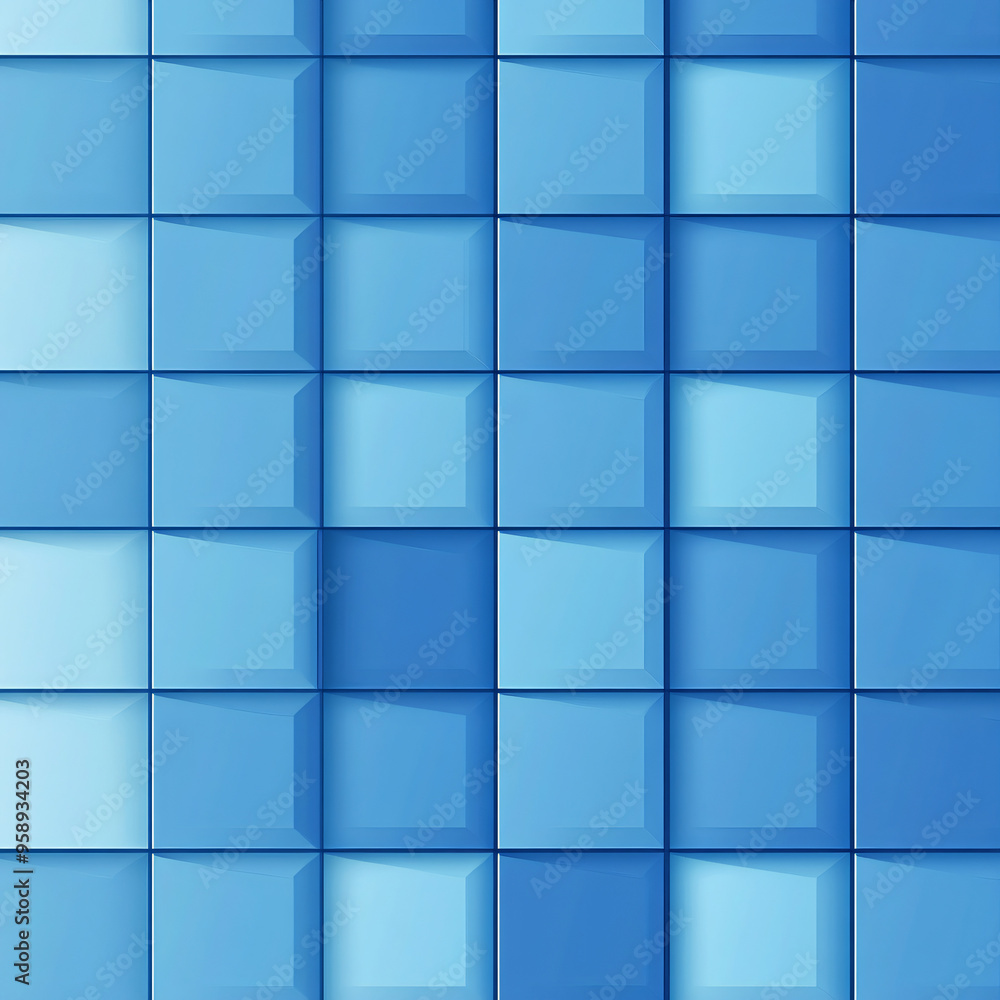 A minimalist pattern of blue squares with gradient fills. A minimalist pattern of blue squares with gradient fills.