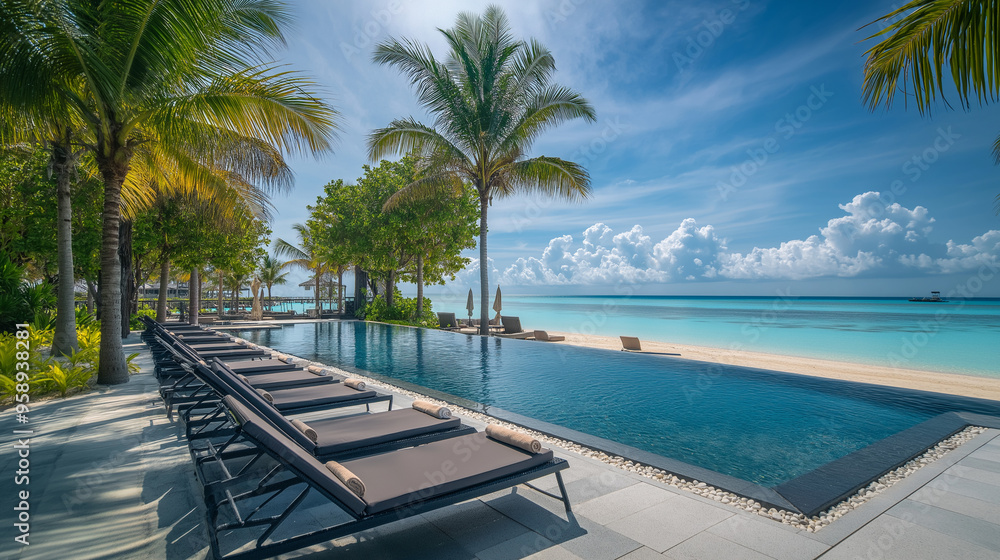 Fototapeta premium beach resort