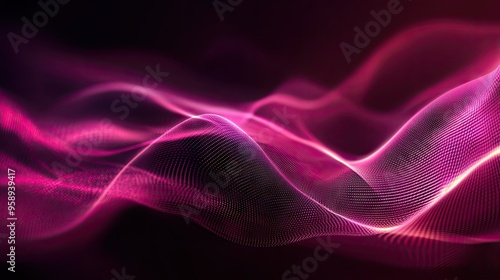 Elegant abstract wave background featuring flowing lines and dynamic patterns, creating a modern and visually appealing design for various applications. -