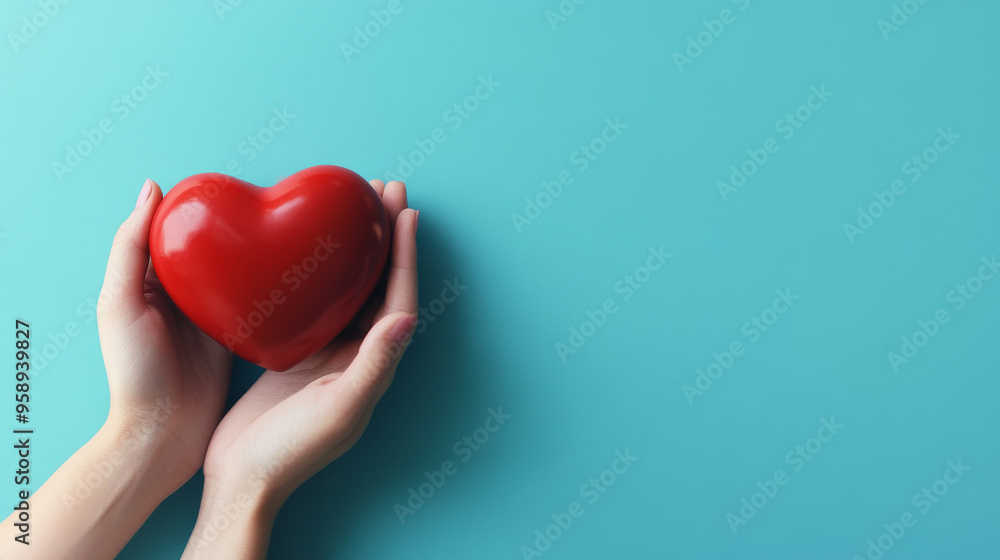 A pair of hands gently cradles a red heart symbol on a light blue background, representing care, love, and compassion.
A pair of hands gently cradles a red heart symbol on a light blue background, representing care, love, and compassion.