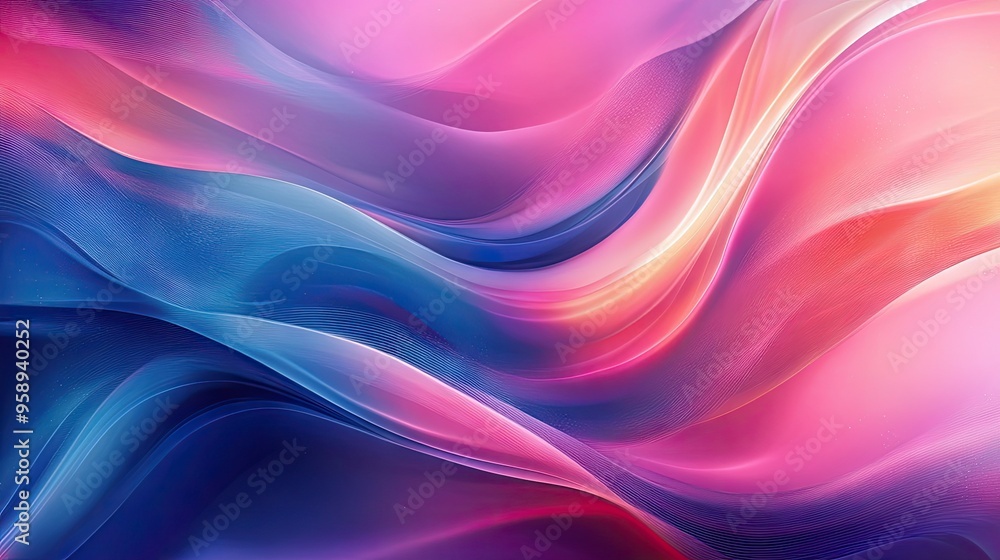 Elegant and colorful resonance wave design with fluid motion and smooth gradients, ideal for tech and creative visual projects. Elegant and colorful resonance wave design with fluid motion and smooth gradients, ideal for tech and creative visual projects.