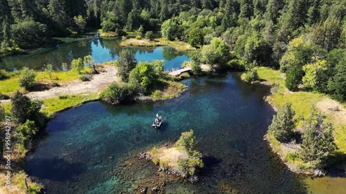 beautiful spring fed river