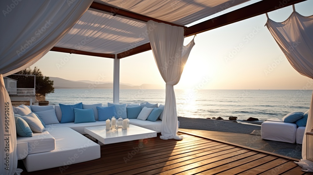 Fototapeta premium Greek beach vacation