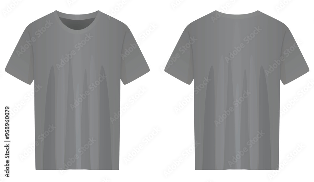 Grey t shirt. vector illustration Grey t shirt. vector illustration