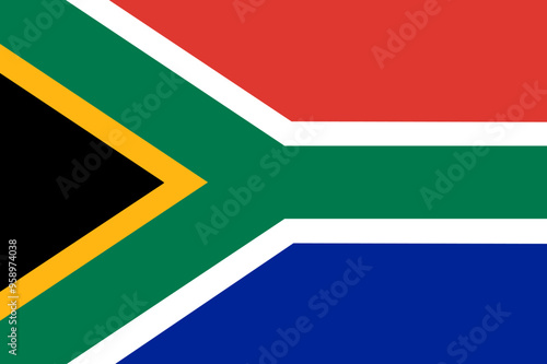 National Flag Republic of South Africa (RSA) - vector,