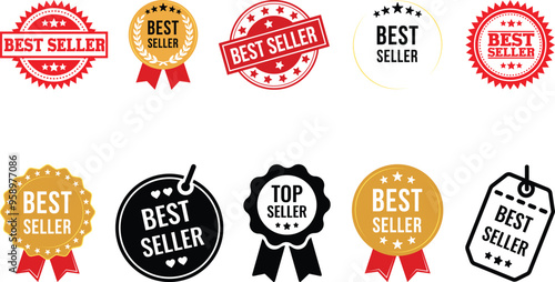 Best seller icon set collection