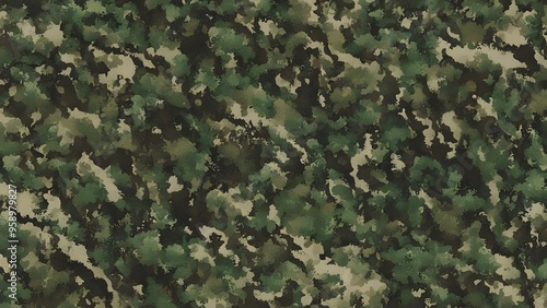 
army camouflage background, forest design, hunting textile pattern