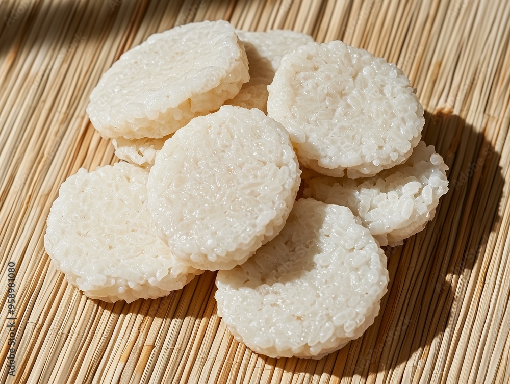Crispy Gluten-Free Rice Cakes with Light and Crunchy Texture, Low Calorie and Healthy Snack Option, Perfect for Diet-Friendly Meals, Vegan Choices, or Whole Grain Snacks Crispy Gluten-Free Rice Cakes with Light and Crunchy Texture, Low Calorie and Healthy Snack Option, Perfect for Diet-Friendly Meals, Vegan Choices, or Whole Grain Snacks