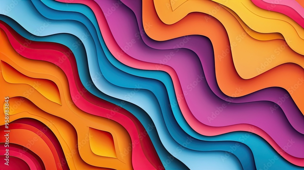 colorful background paper cut style colorful background paper cut style