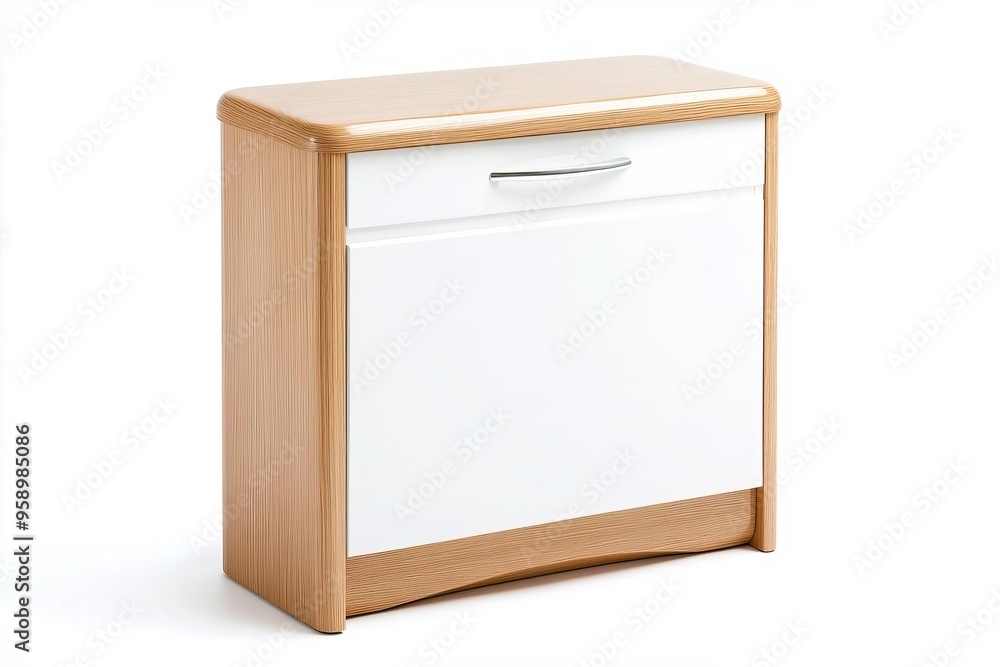 Stylish wooden storage cabinet with a smooth finish, ideal for organizing any living space or home office. Stylish wooden storage cabinet with a smooth finish, ideal for organizing any living space or home office.