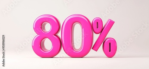 An illustration of a 30 percent icon sign symbolizing a promotion, sale, or discount