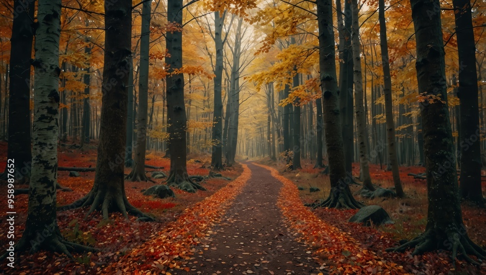 Obraz premium autumn in the forest