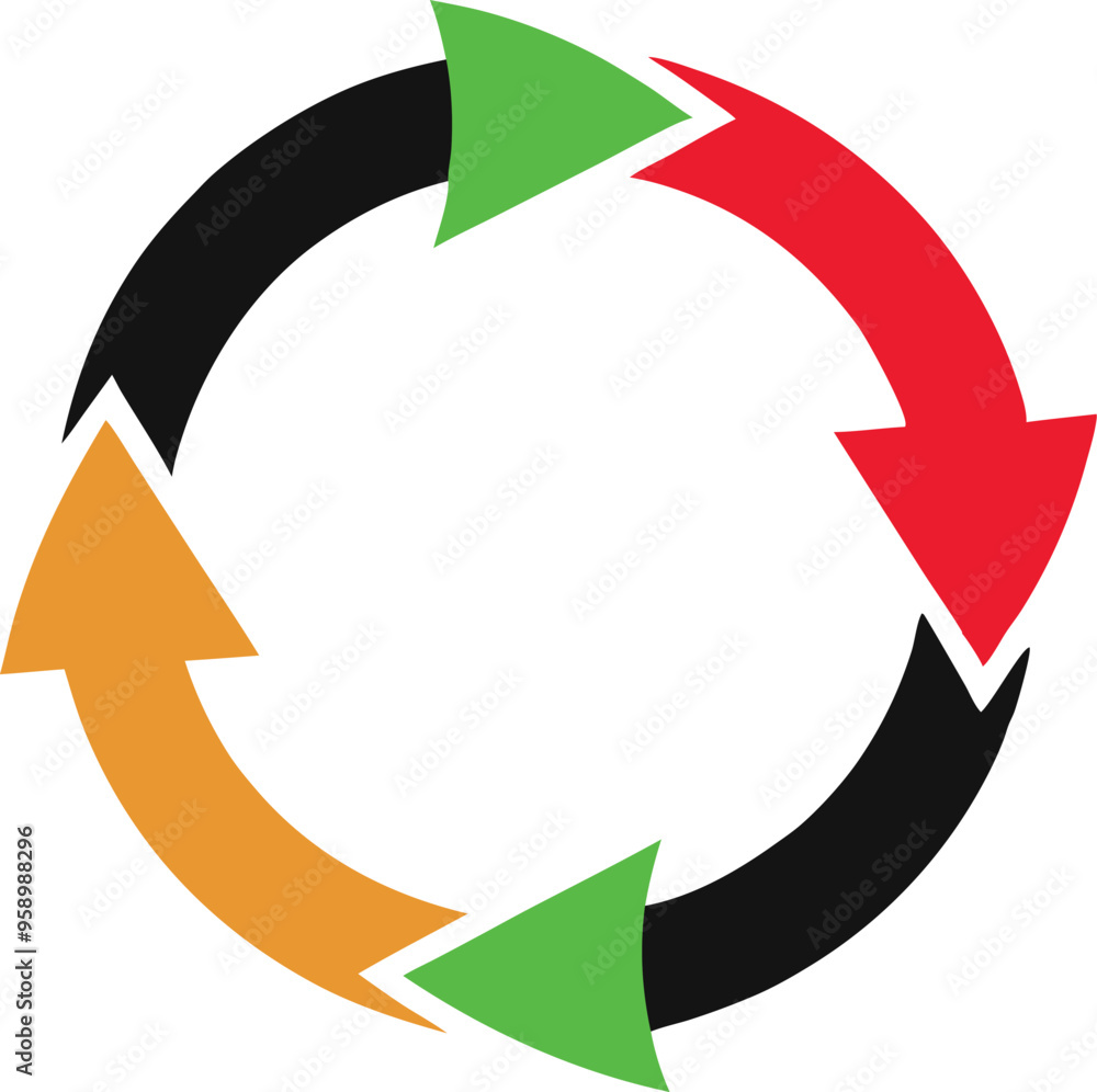 Circle-arrows graphic represents cyclical operations and seamless transitions in processes for optimal results
Circle-arrows graphic represents cyclical operations and seamless transitions in processes for optimal results