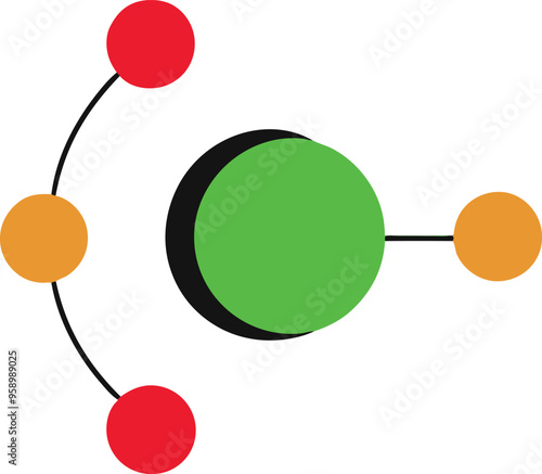 Represents electron distribution in atoms with orbital shapes and energy levels showing how electrons fill orbitals
 photo