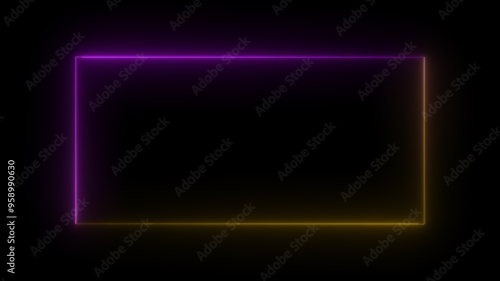 Rectangle icon, Glowing insulate Rectangle icon, Glowing insulate