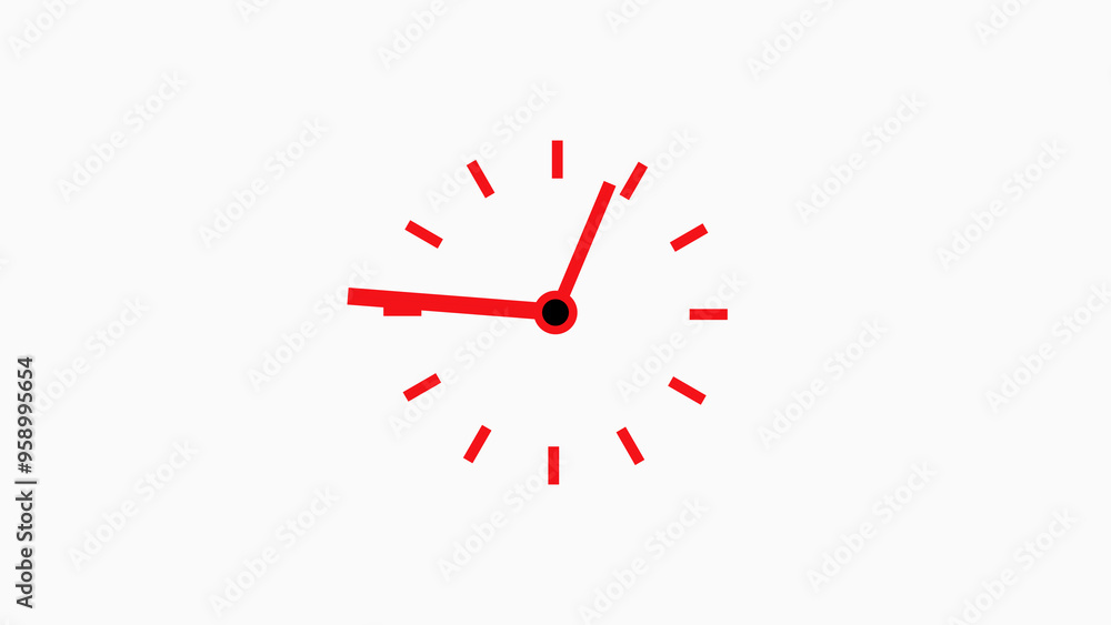 Circle arrow icon. Time and Clock icon. wall clock Circle arrow icon. Time and Clock icon. wall clock