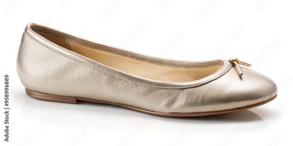Golden Leather Ballerina Flats with Bow, flat shoes, ballerina flats, women's shoes Golden Leather Ballerina Flats with Bow, flat shoes, ballerina flats, women's shoes