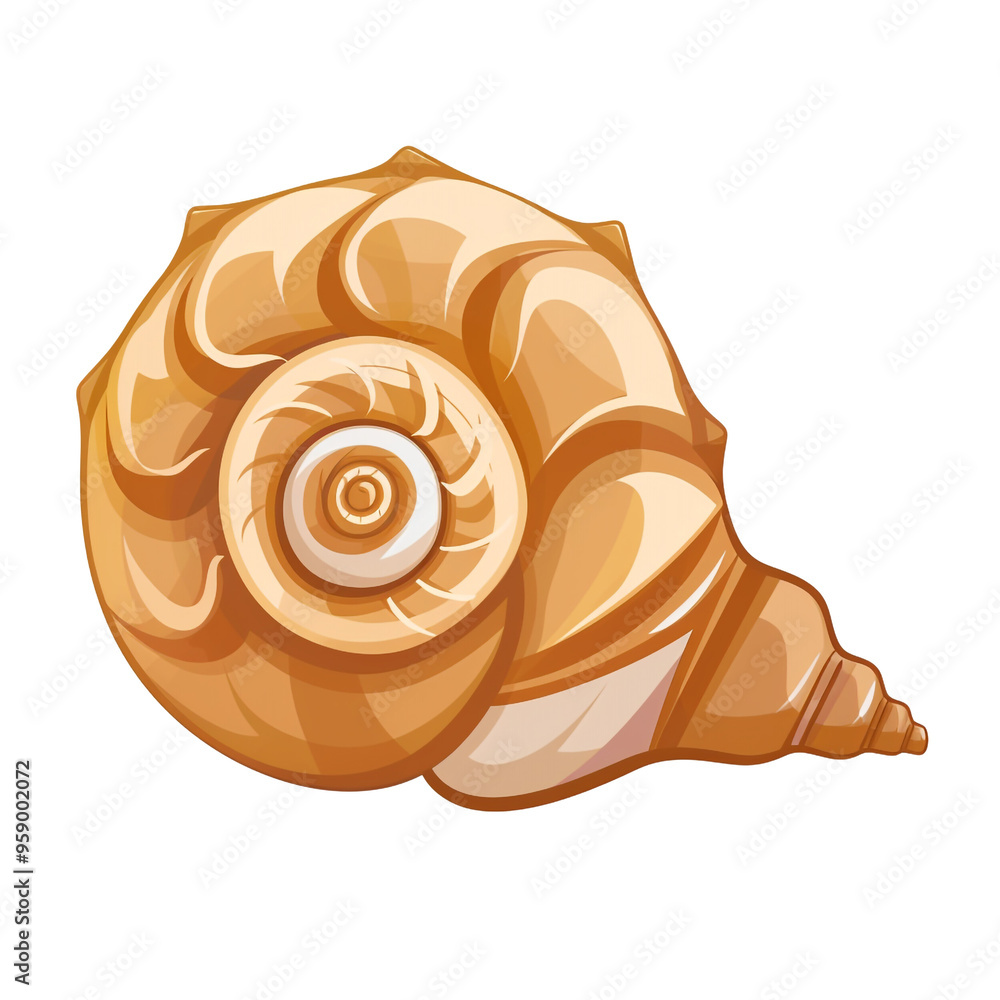 Seashell with intricate details Seashell with intricate details