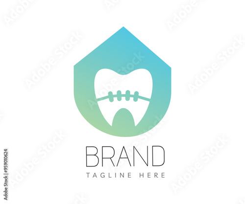 Tooth logo icon design template elements. Usable for Branding and Business Logos.
