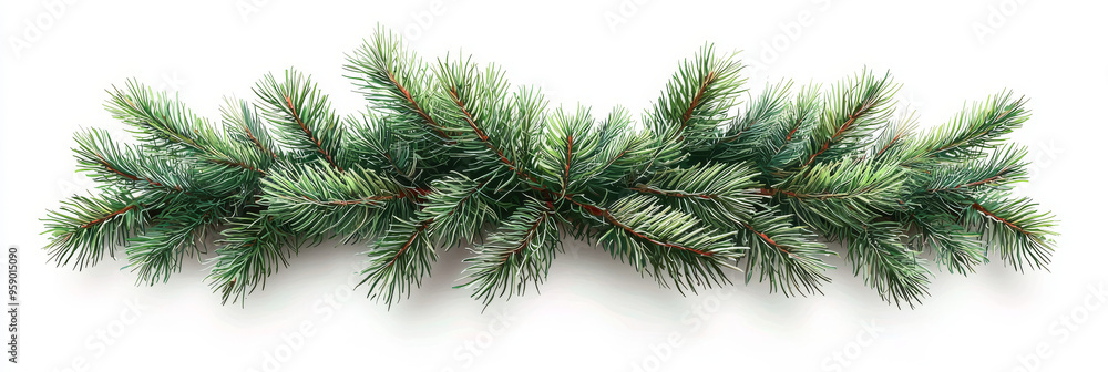 Fresh evergreen branches, perfect for adding a touch of nature to your holiday decor. Fresh evergreen branches, perfect for adding a touch of nature to your holiday decor.