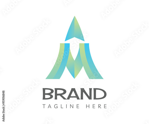 Letter M logo icon design template elements. Usable for Branding and Business Logos.