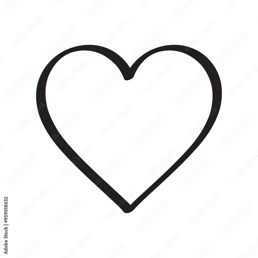 Valentine heart icon. Heart shape Isolated on white background Vector eps. Valentine heart icon. Heart shape Isolated on white background Vector eps.
