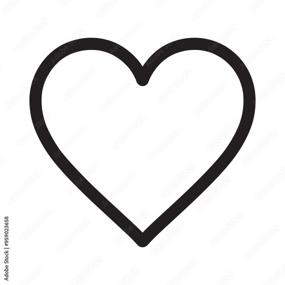 Valentine heart icon. Heart shape Isolated on white background Vector eps. Valentine heart icon. Heart shape Isolated on white background Vector eps.