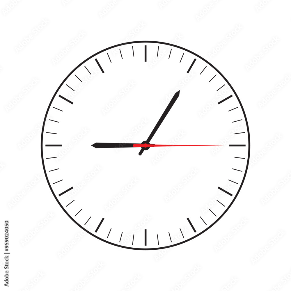 Clock Design on white background Vector. round watch analog clock illustration Eps. Clock without numbers isolated on white background. Closeup. Time icon vector. watch icon symbol Clock Design on white background Vector. round watch analog clock illustration Eps. Clock without numbers isolated on white background. Closeup. Time icon vector. watch icon symbol