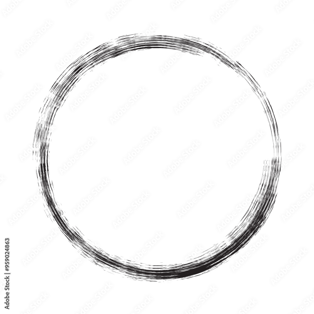 Circle shape Icon black grunge vector. Round frame Vector Icon. Circle shape Icon black grunge vector. Round frame Vector Icon.