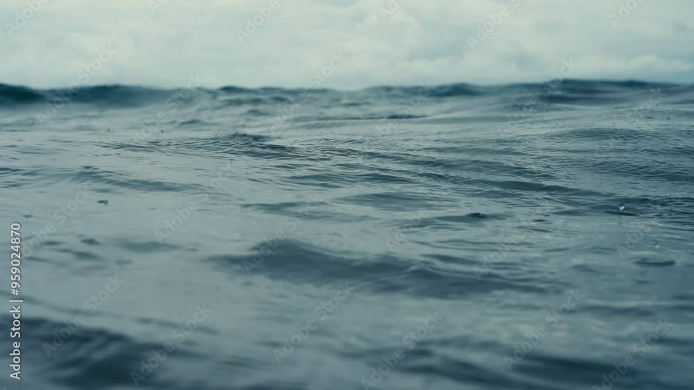 Pacific Ocean waves on a beautiful day in a tropical country Pacific Ocean waves on a beautiful day in a tropical country