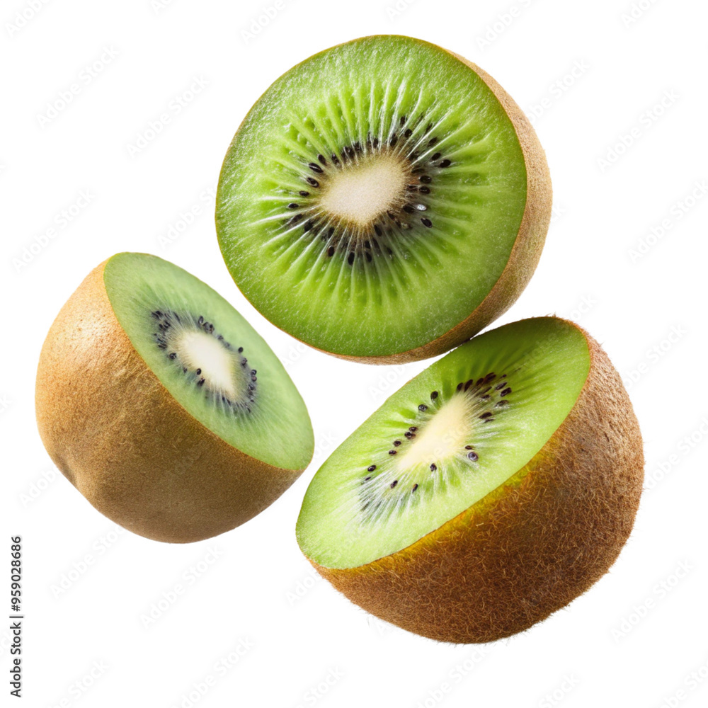 Fototapeta premium kiwi fruit isolated on white