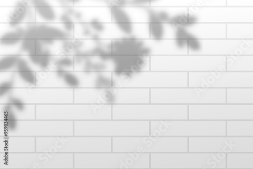  Blurred leaves with overly shadow effect, minimalist blurred background with branches.