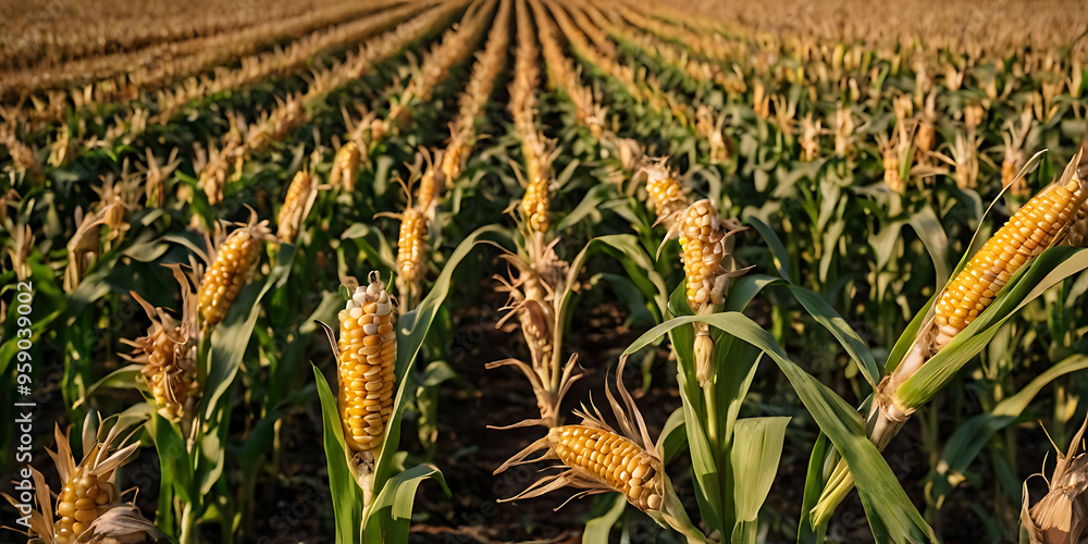 Obraz premium field of corn
