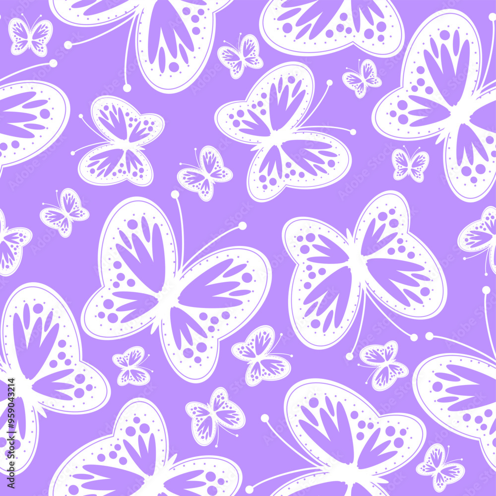 Seamless vector illustration print pattern background wallpaper with butterflies summer spring for textile, paper, pack etc Seamless vector illustration print pattern background wallpaper with butterflies summer spring for textile, paper, pack etc