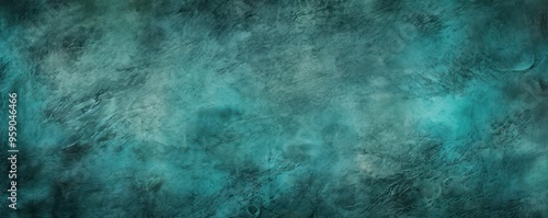 Textured charcoal Turquoise background