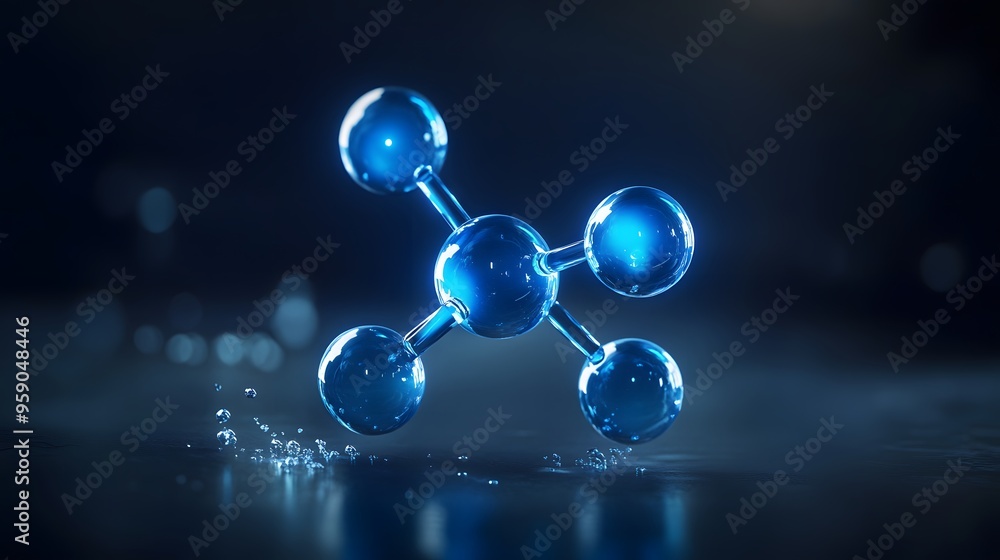 Elemental Hydrogen: A visual representation of hydrogen atoms bonding, with glowing blue orbs symbolizing protons and a minimalist background.
Elemental Hydrogen: A visual representation of hydrogen atoms bonding, with glowing blue orbs symbolizing protons and a minimalist background.