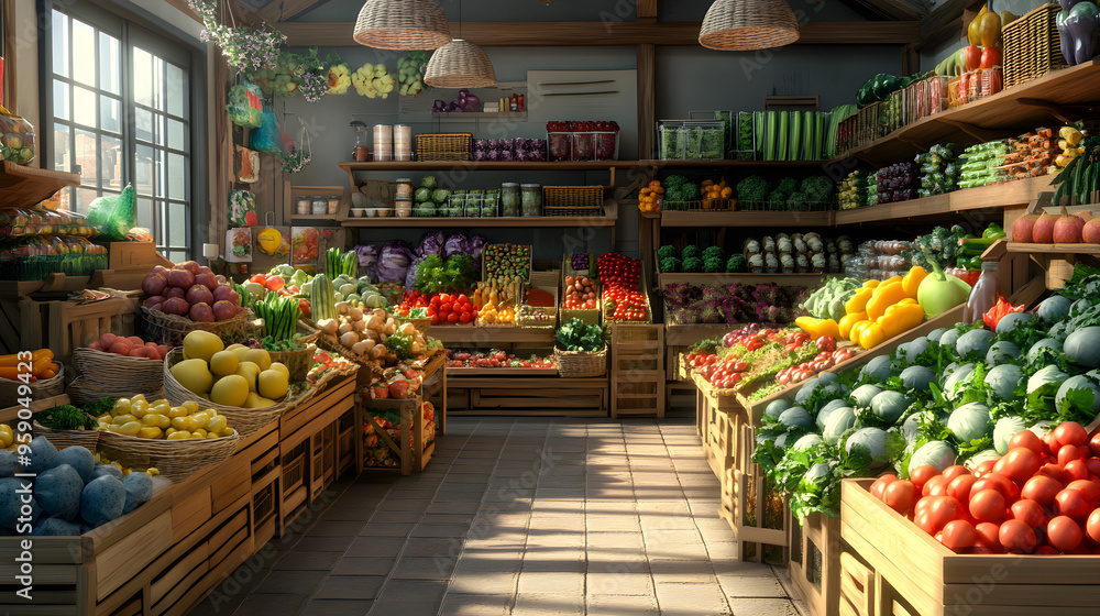 Obraz premium Vegetable Market