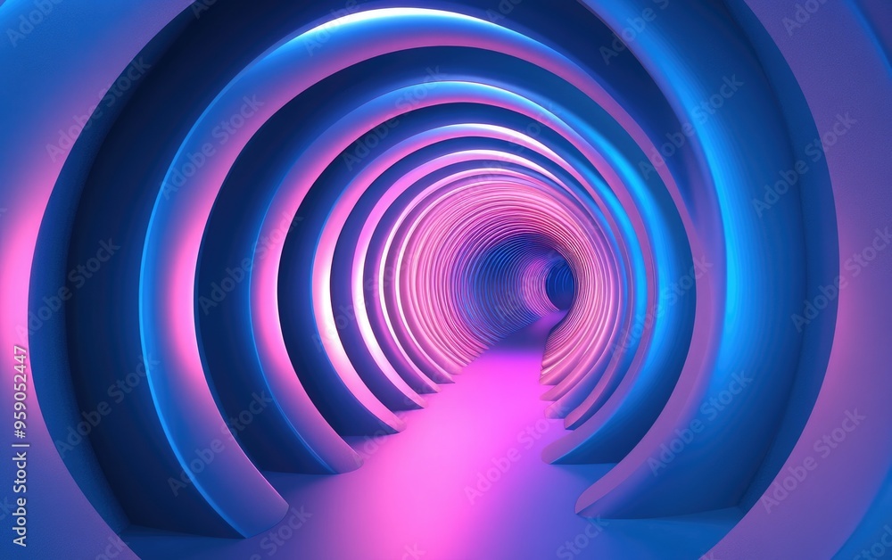 Abstract architectural background featuring a circular design pattern in 3D rendering Abstract architectural background featuring a circular design pattern in 3D rendering