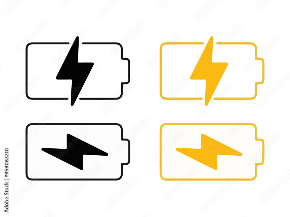 vector illustration of battery icon vector illustration of battery icon