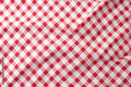 The gingham pattern on a White and white background 