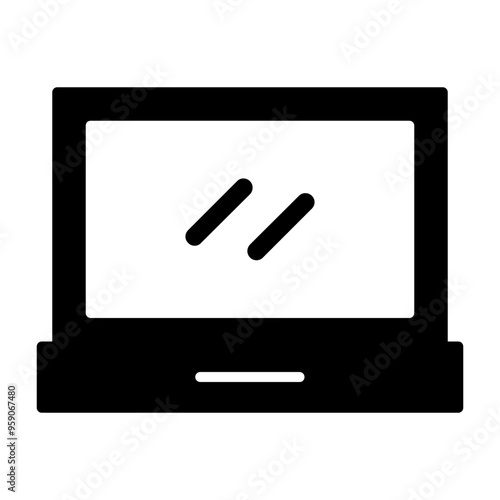 Laptop Vector Icon Design