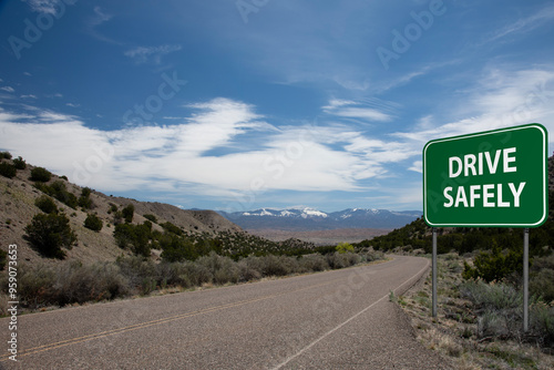 drive safely sign