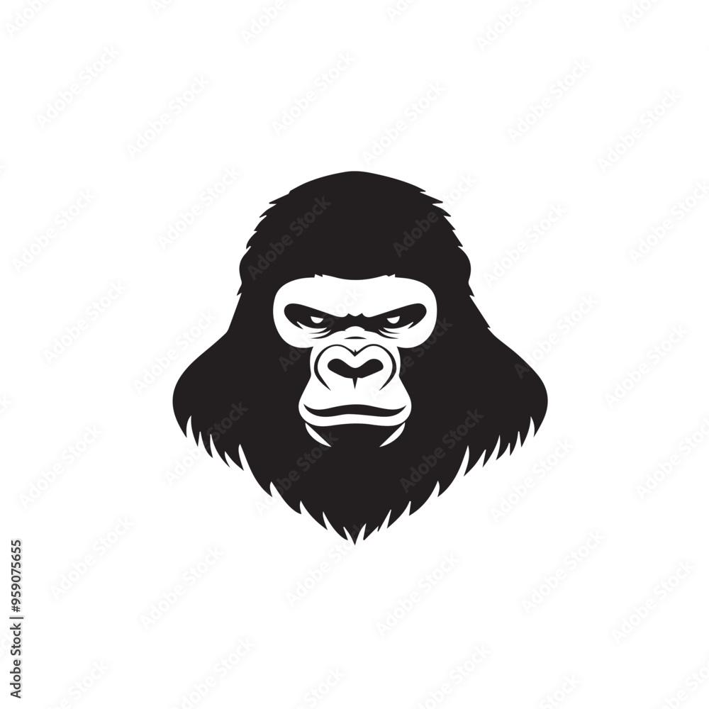 Gorilla in cartoon, doodle style . Image for t-shirt, web, mobile apps and ui. Isolated 2d vector illustration in logo, icon, sketch style, Eps 10, black and white. AI Generative Gorilla in cartoon, doodle style . Image for t-shirt, web, mobile apps and ui. Isolated 2d vector illustration in logo, icon, sketch style, Eps 10, black and white. AI Generative